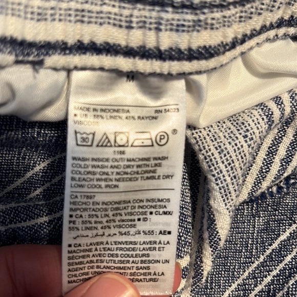 Old navy linen blend pants size medium. - Picture 5 of 10